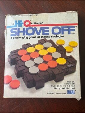 1984 Shove Off board game from the Hi-Q collection, published by Ideal
